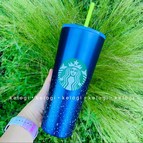Starbucks Other - ✨LAST ONE✨Starbucks Cobalt Blue & Lime Venti Cup